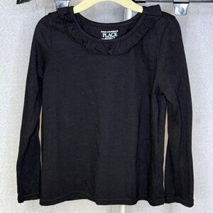 The Children's Place - Girl's Long Sleeve Ruffled Shirt - Size 5T